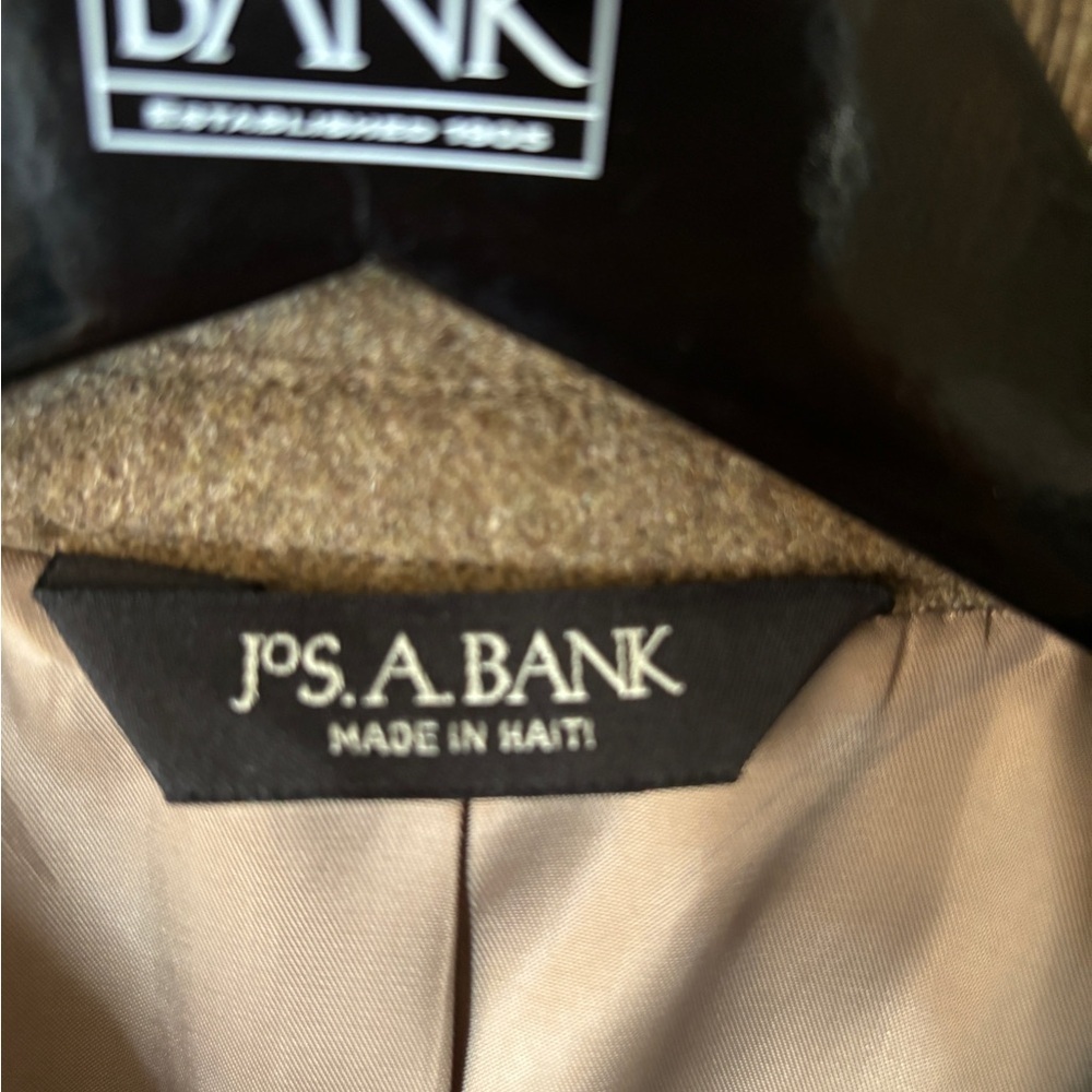 NWOT Jos. A. Bank 100% Camelhair Sport Coat Blazer Brown/Tan Men's Size 46R - Picture 10 of 11